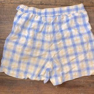 Jacadi size 7 plaid shorts